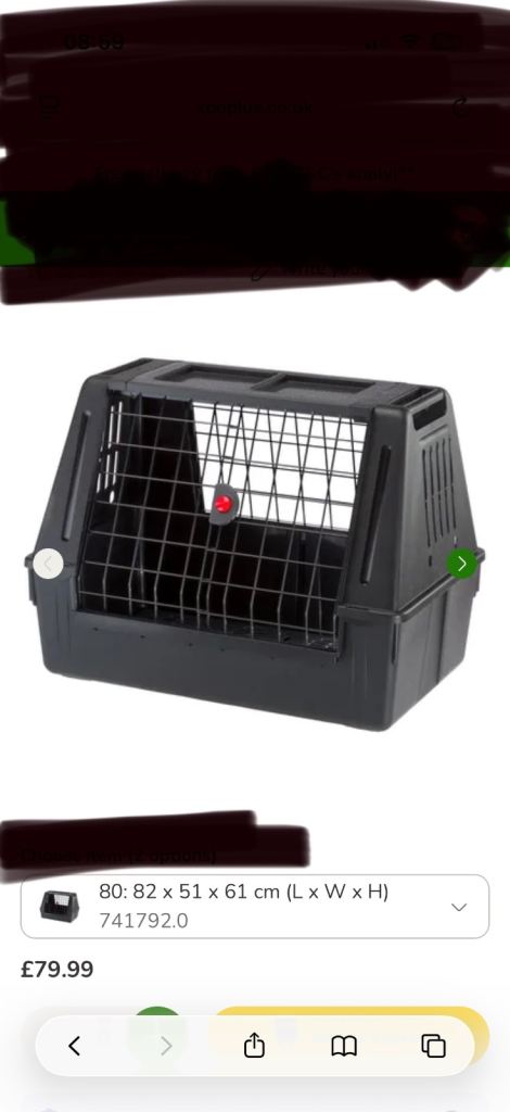 Ferplast Atlas Car 80 Scenic Dog Carrier Medium