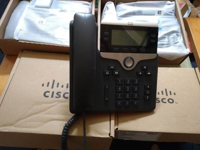 cisco cp-7841 X 3 mega package deal - brand new - voip - office desk phone 