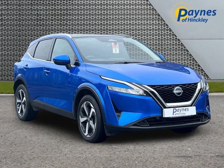2022 Nissan Qashqai N-Connecta 1.3 DIG-T MHEV Manual in Blue, 1 Owner, Full Hist