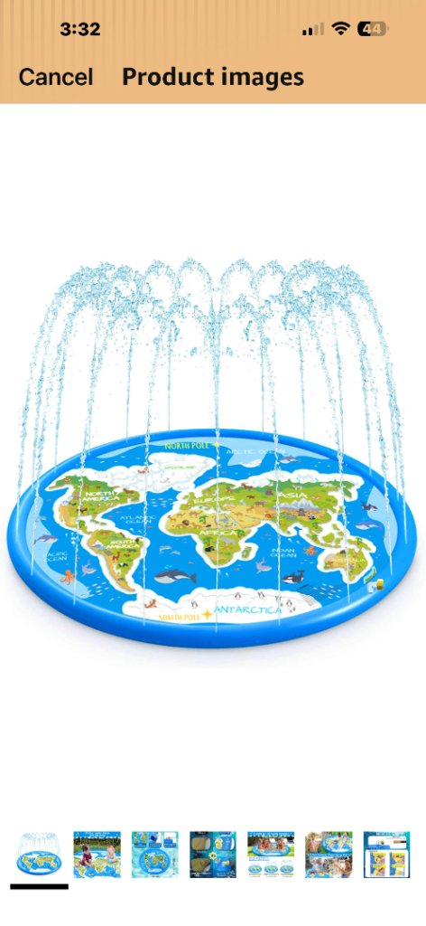 Splash pad for kids/pets