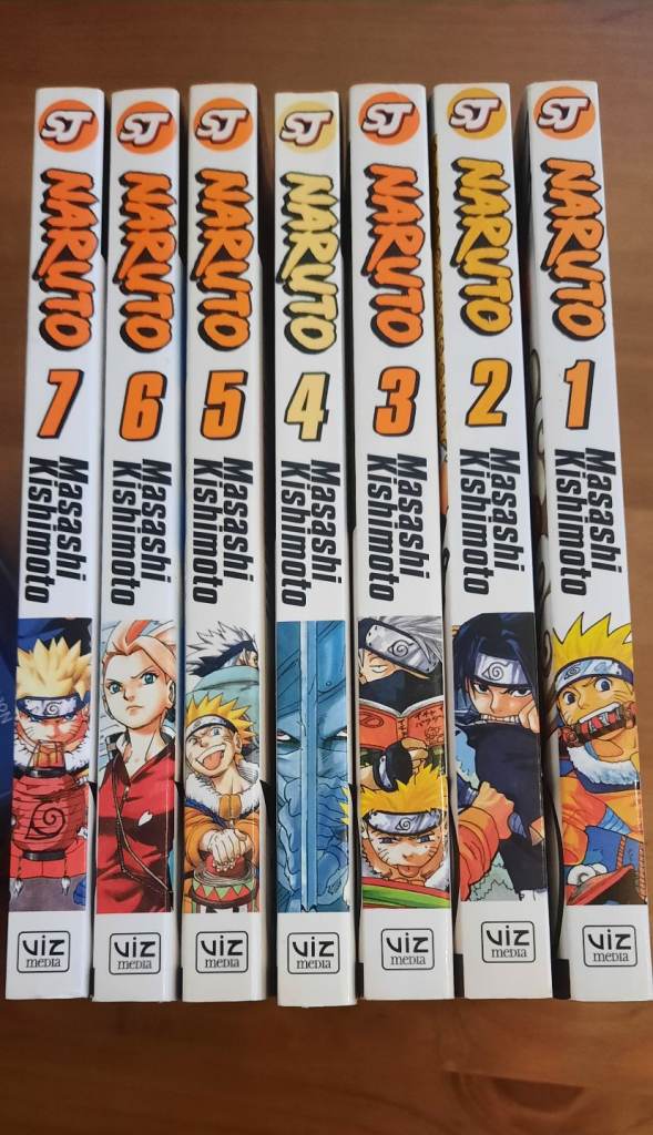 Naruto manga 1-7