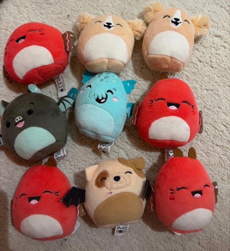 Squishmallows ×9 excellent condition