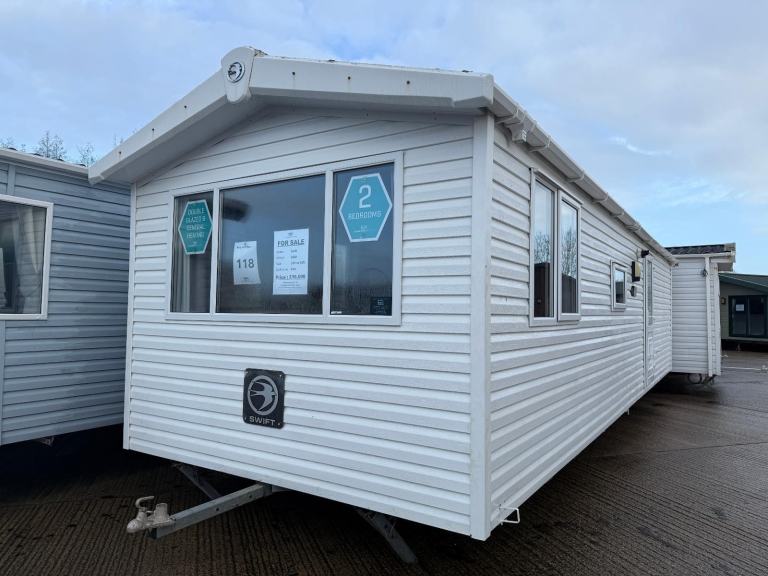 2 Bed Swift 28x10 Static Caravan - DG, CH, New Carpet - Offsite for Private Land