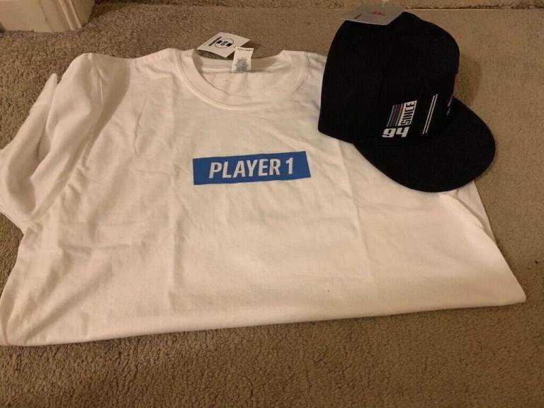 Play station T Shirt and cap 
