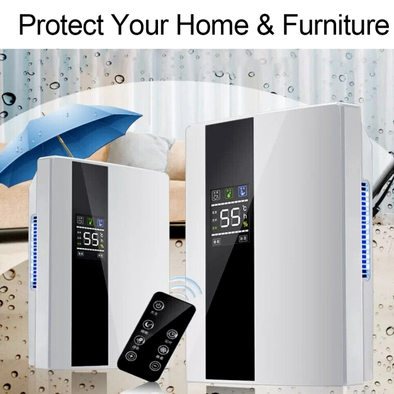 Brand New Dehumidifier Portable Quiet Home Air Dryer for Mould Moisture Damp + Remote