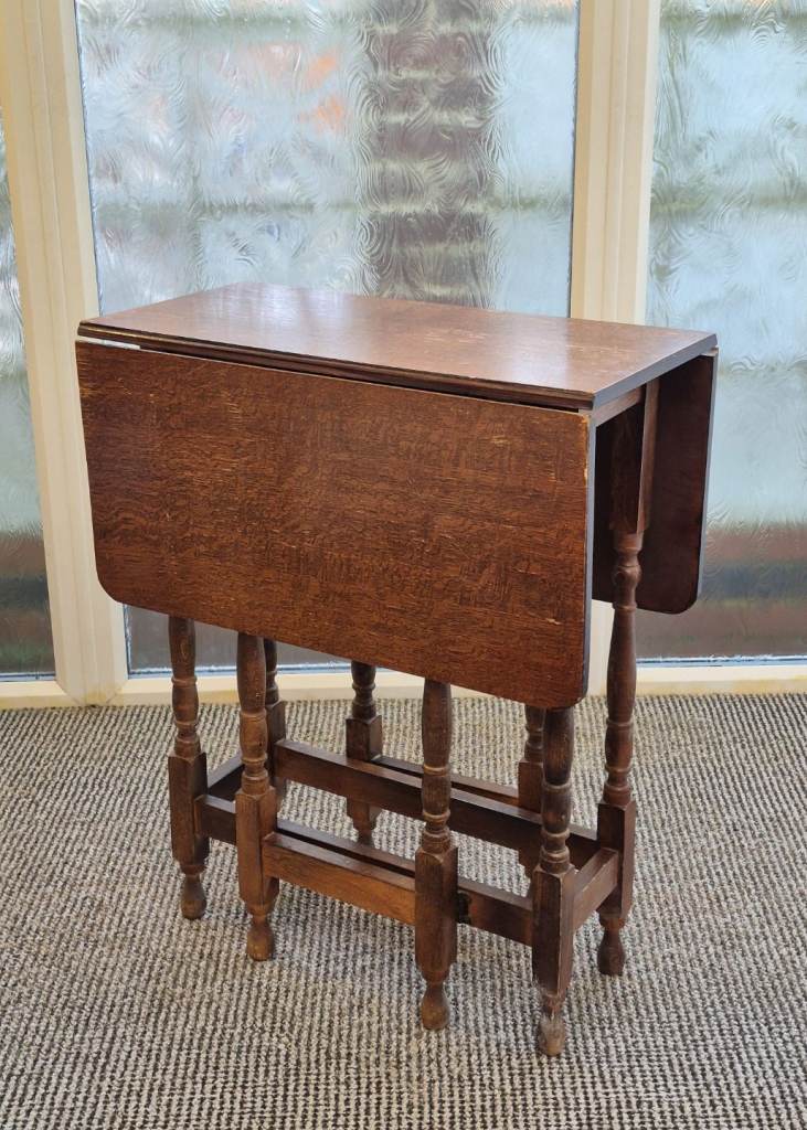 Solid wooden dining table