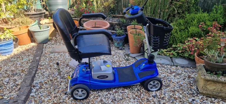 Blue Illusion Boot Friendly Mobility Scooter - Good Condition