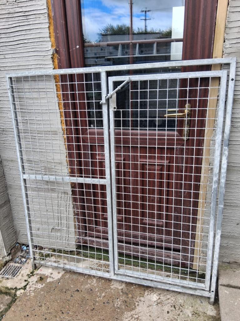Galvanised gate panel 