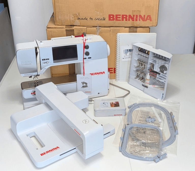 Bernina 570QE Sewing and Embroidery Machine