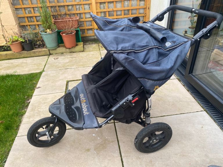Double blue outnabout baby buggy SOLD