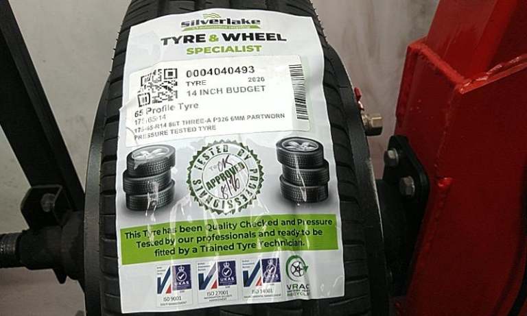 175-65-R14 86t Three-A P326 6mm Partworn Pressure Tested Tyre