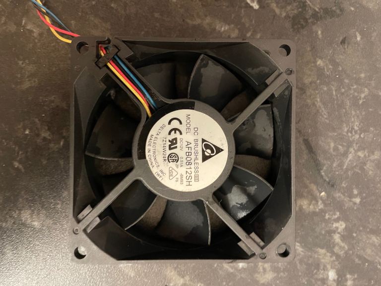 Delta AFB0812SH DC Brushless Fan - Good Condition