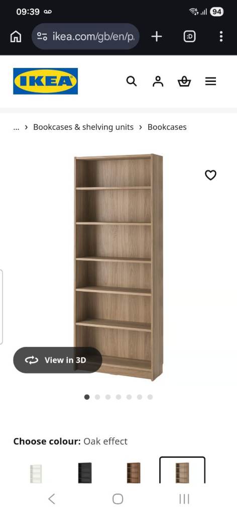Billy bookcase