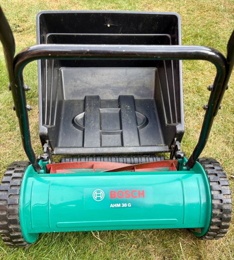 Bosch AHM 38 G Manual Lawn Mower – Green, Good Condition
