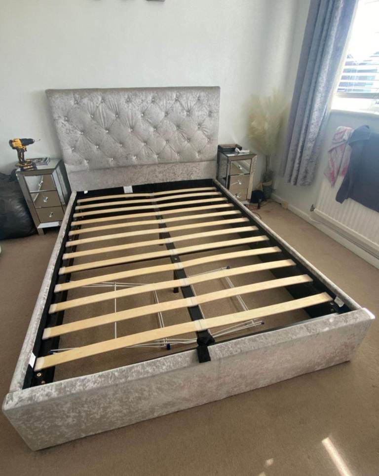 Double Ottoman Bed With Mattress 
