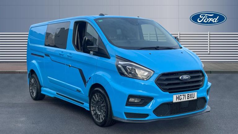 2022 Ford Transit Custom 320 L2 Diesel Fwd 2.0 EcoBlue 185ps Low Roof D/Cab MS-RT Van Auto Crew B...