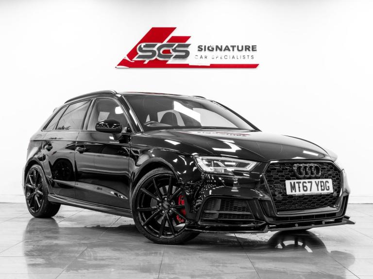 2017 Audi S3 2.0 TFSI Black Edition Sportback S Tronic quattro Euro 6 (s/s) 5dr HATCHBACK Petrol ...