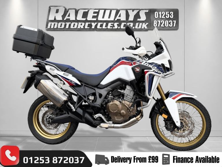 HONDA CRF1000L AFRICA TWIN 2017 67 REG 7,366 MILES WHITE USED MOTORCYCLE 998CC