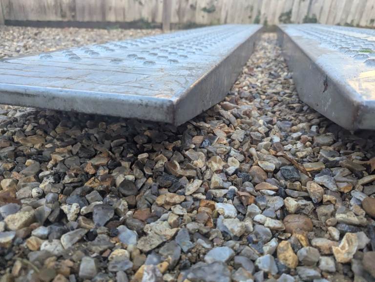 Genuine Ifor Williams 8 ft STEEL LOADING SKIDS PAIR Ramps 8ft / KX5568 GENUINE heavy duty 