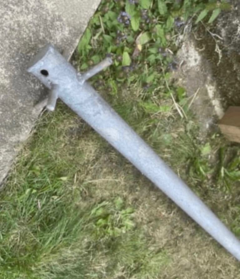 Cast Iron Washing Line Pole