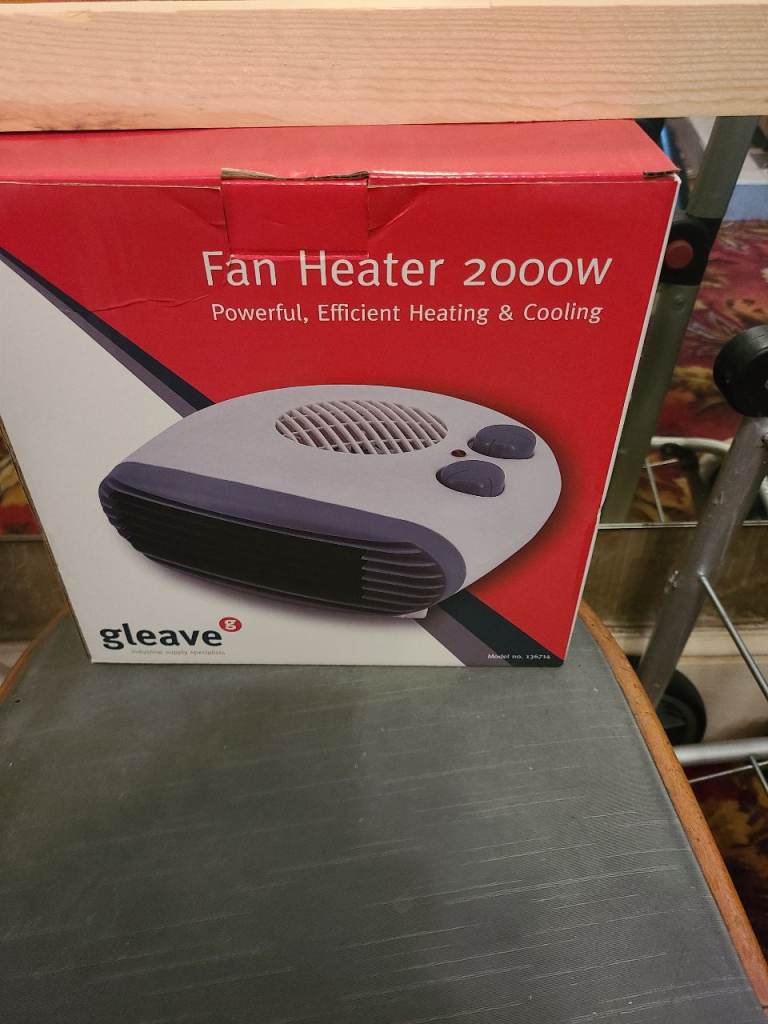 Flat fan heater 2kw