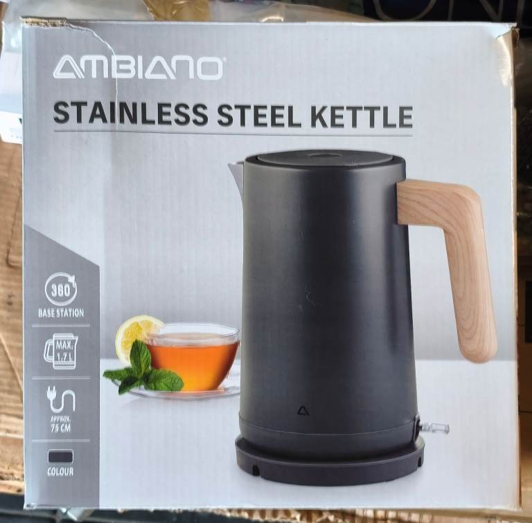 **BOXED - AMBIANO CORDLESS KETTLE**
