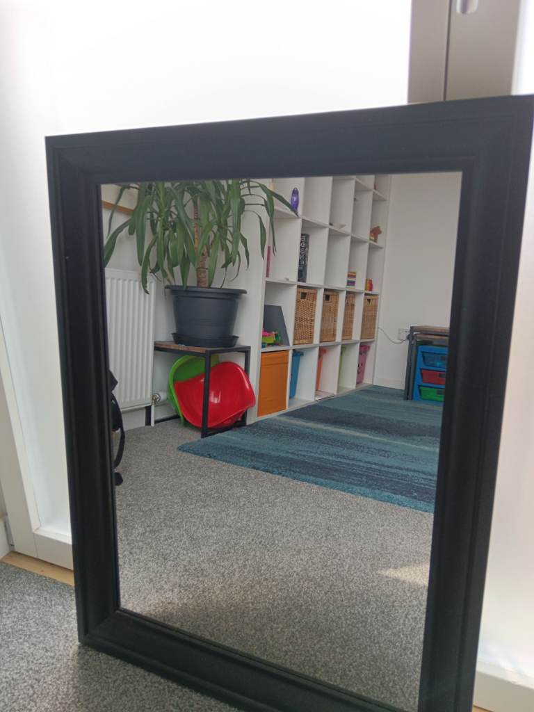 IKEA Black Wall Mirror - (Toftbyn) 