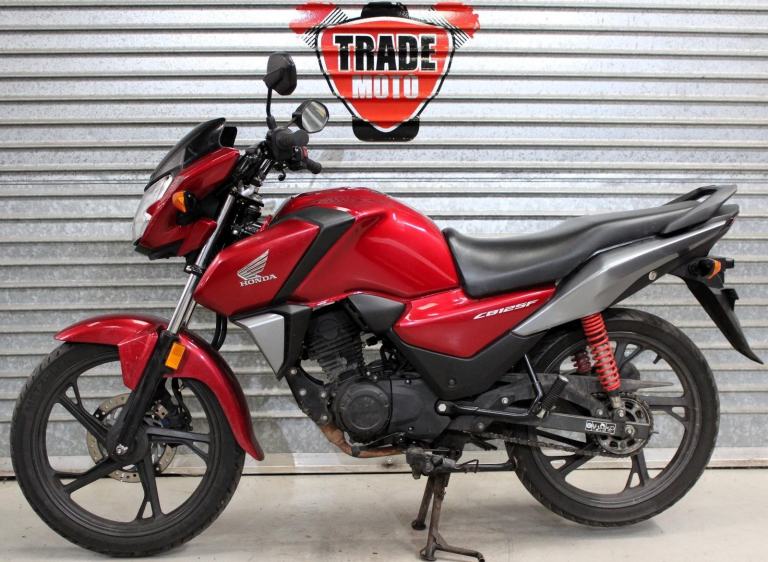 2022 22 HONDA CBF 125 M-M CB 125 F CB125F RED HPI CLEAR TRADE SALE NEW MOT 6K