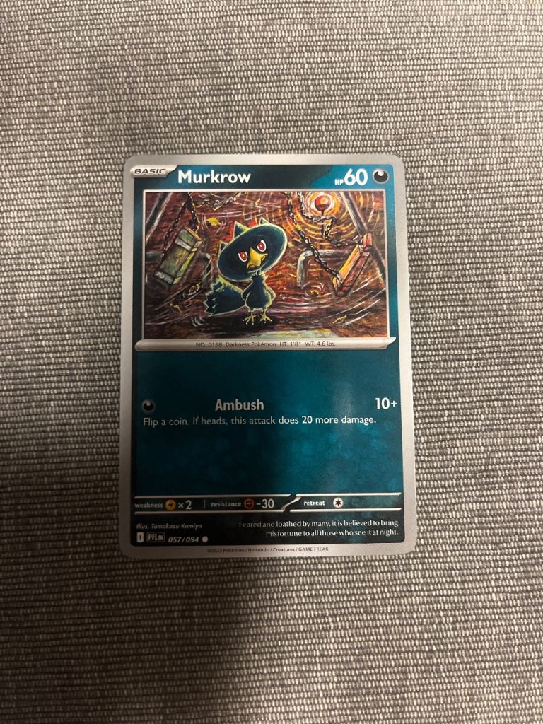 Murkrow 057/094 Pokemon Cards