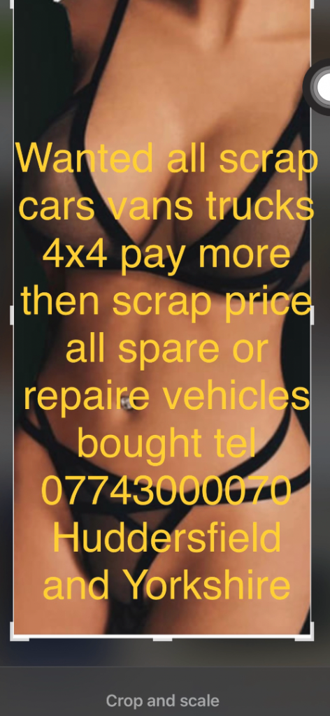 Huddersfield scrap vehicles 