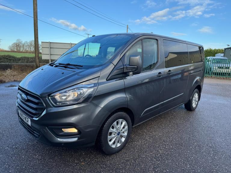 2019 Ford Transit Custom 2.0 EcoBlue 130ps Low Roof Kombi Trend Van MINIBUS LIKE TOURNEO AIR CON ...