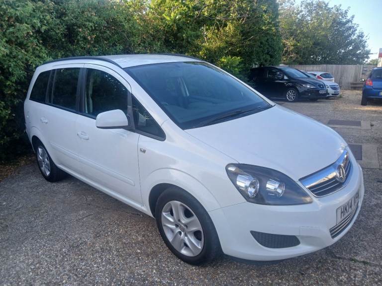2014 Vauxhall Zafira White, Very Low Mileage, 1 Owner, Full Vauxhall Service History, New Mot