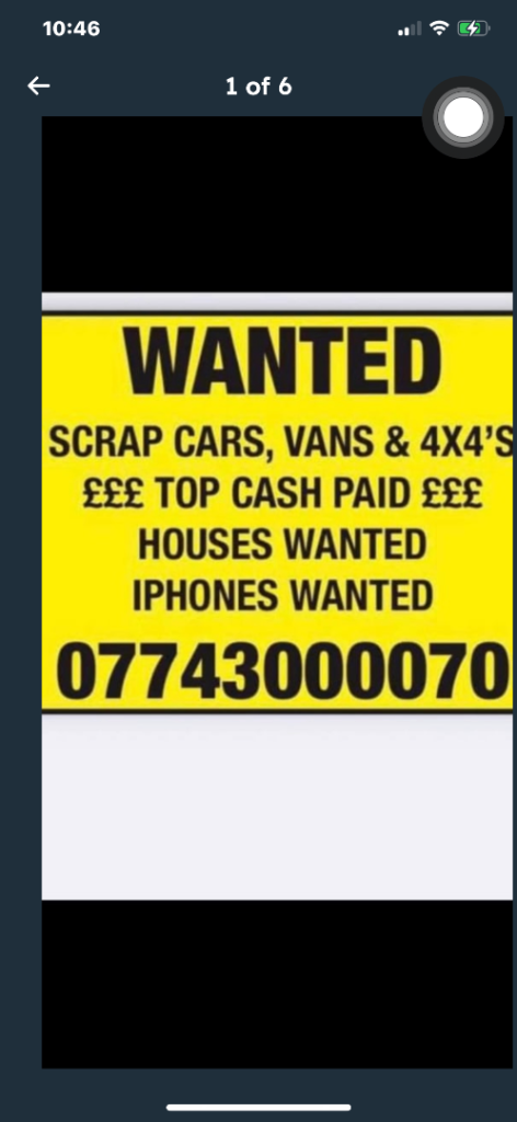 Huddersfield scrap car buyer 