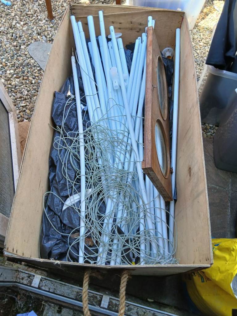 Wind damaged gazebo 