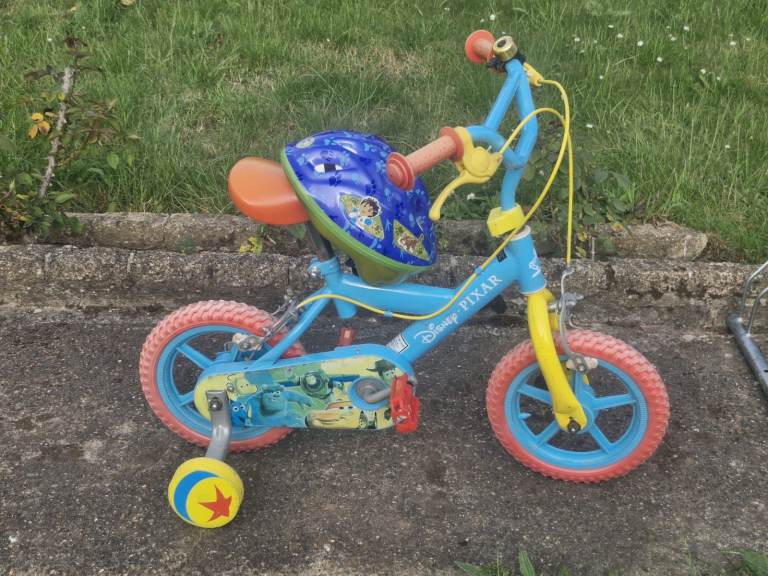 KIDS BOYS AND GIRLS CHILDREN DISNEY PIXAR 12 INCH WHEELS BIKE BICYCLE