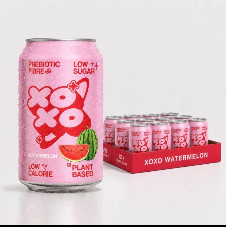 XOXO WATERMELON PREBIOTIC SODA