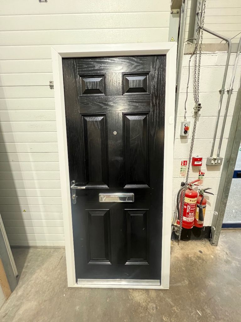Used Composite black door