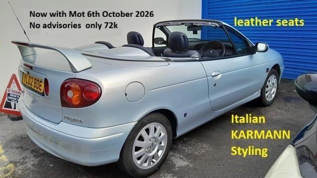 2002 Renault Megane 1.6 16V Dynamique + 2dr COUPE Petrol Manual