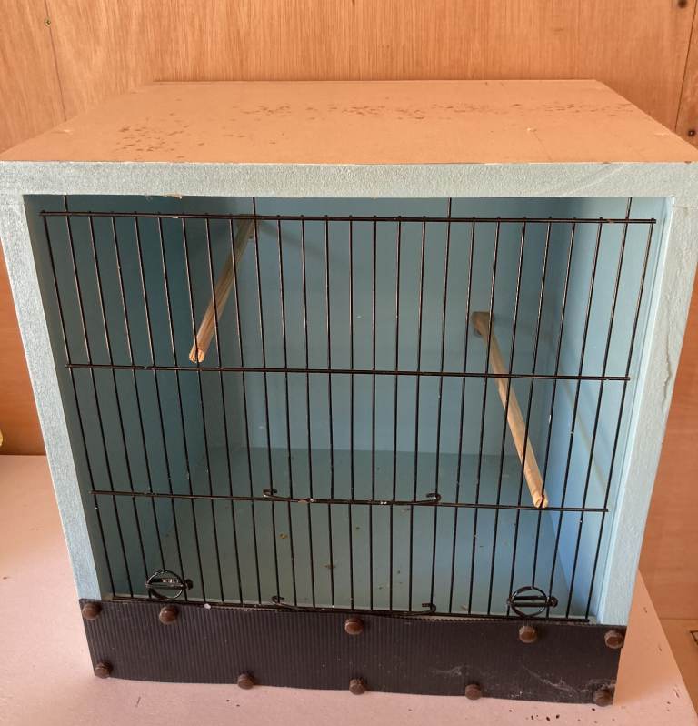 Finch Canary Single Bird Breeding Box Holding Cage 