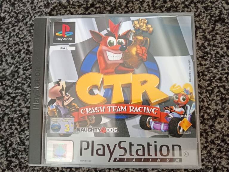 PlayStation 1 Crash Team Racing (CTR) Platinum Edition Game