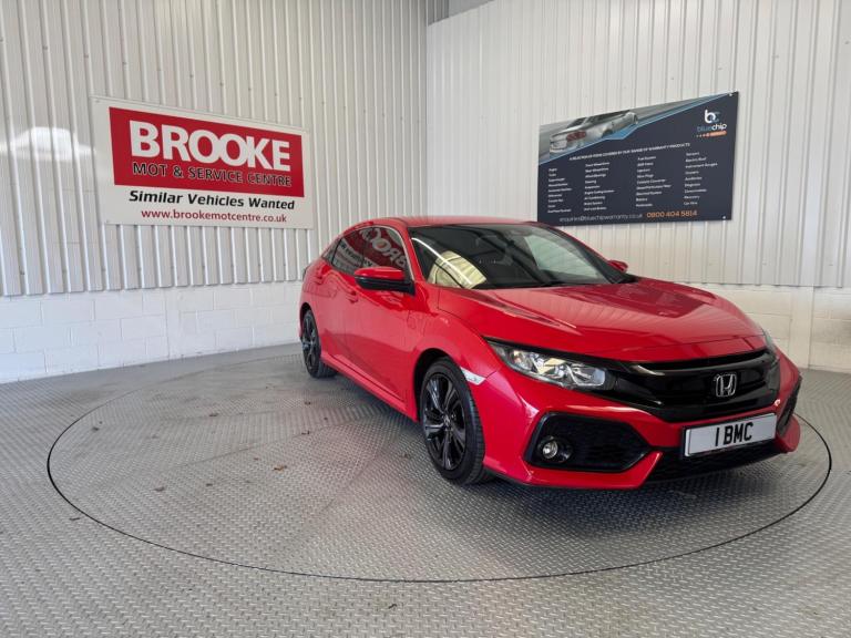 2018 Honda Civic 1.0 VTEC Turbo 126 SR 5dr HATCHBACK PETROL Manual