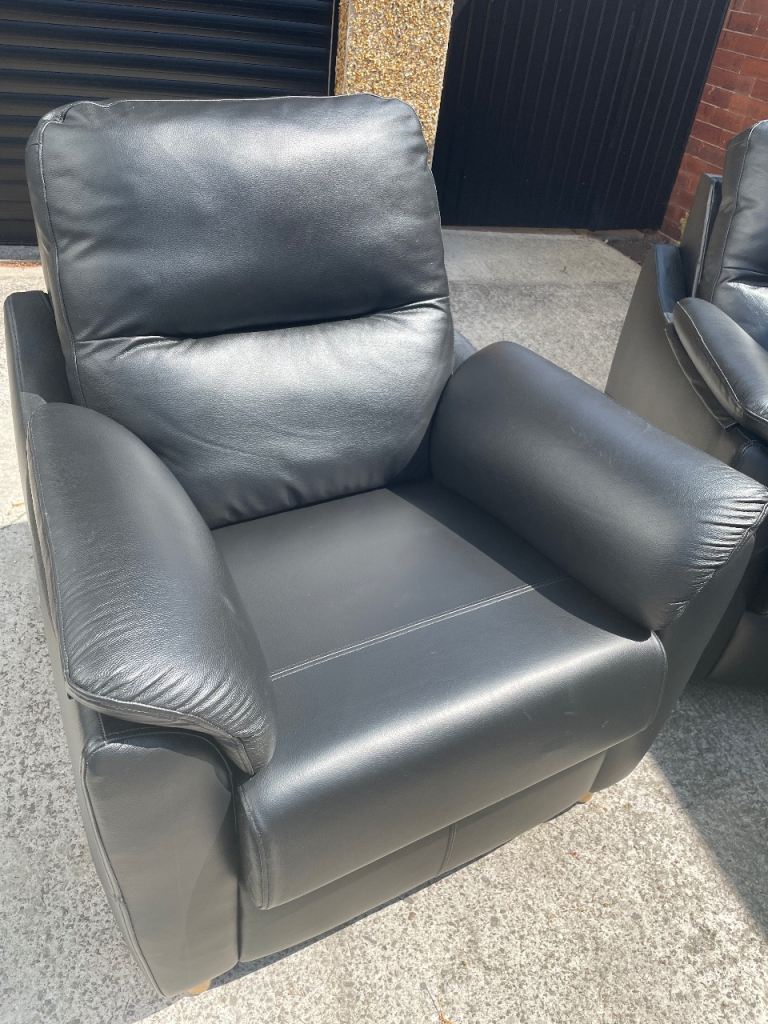 Pair of Real Leather chairs