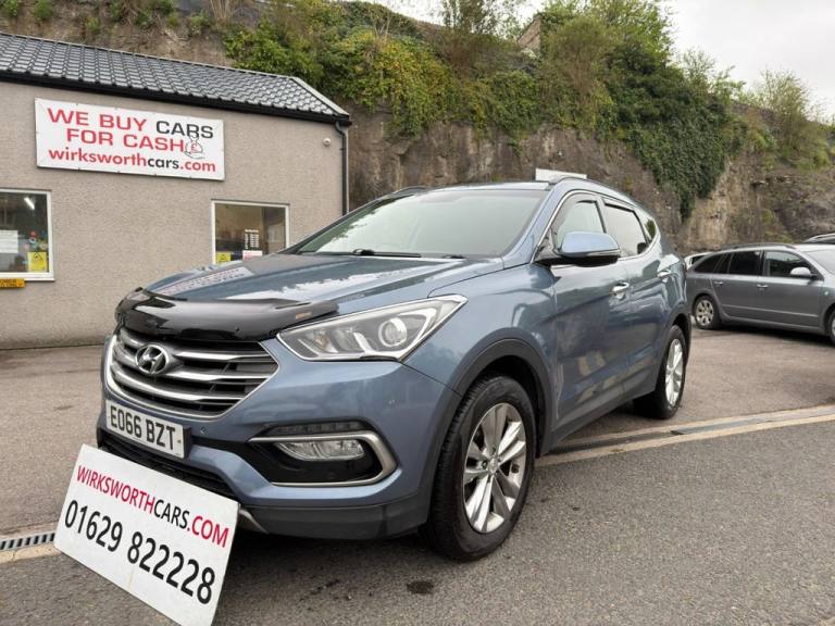 2016 66 HYUNDAI SANTA FE 2.2 CRDI PREMIUM BLUE DRIVE 4X4 197 BHP*FSH*7 SEATS*REC