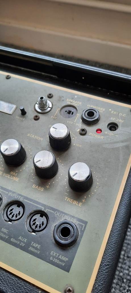 Coomber 3061 PA cassette radio recorder  with speakers