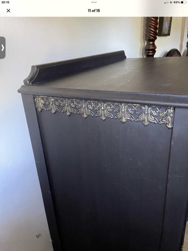 Chest Of Drawers Theme: “Serene Thoughts”  Upcycled Hand Painted