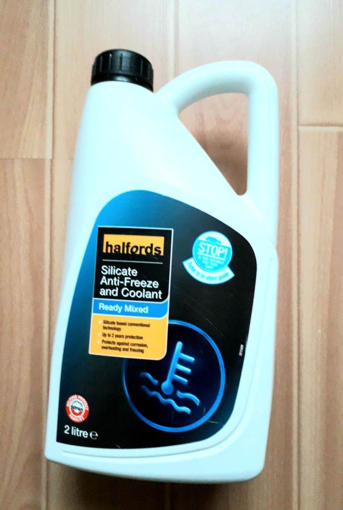  Halfords Silicate antifreeze coolant