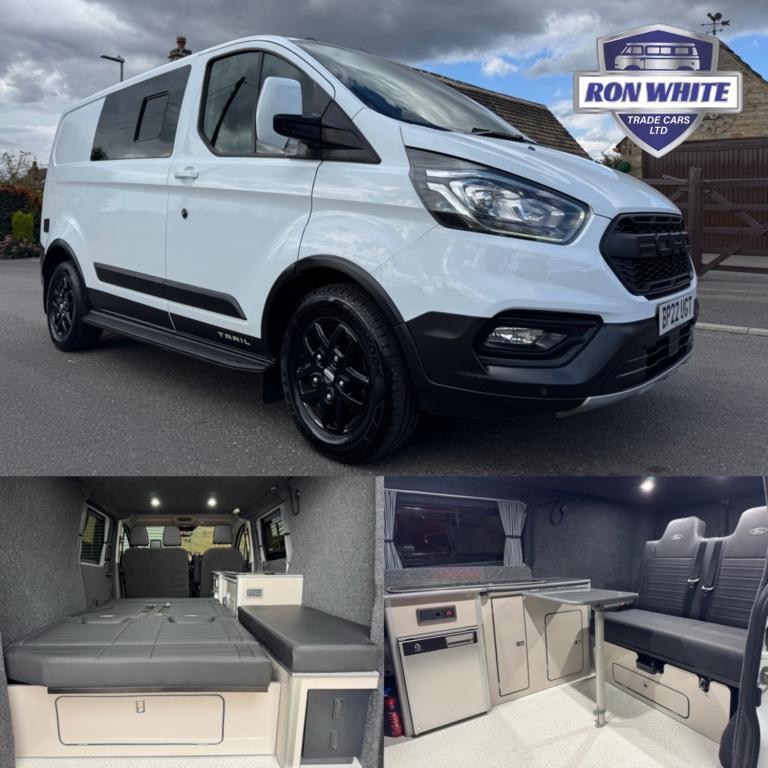 2022 Ford Transit Custom 2022 FORD TRANSIT CUSTOM 2.0 EcoBlue 340 TRAIL L1 EURO 6 CAMPER VAN Fixe...