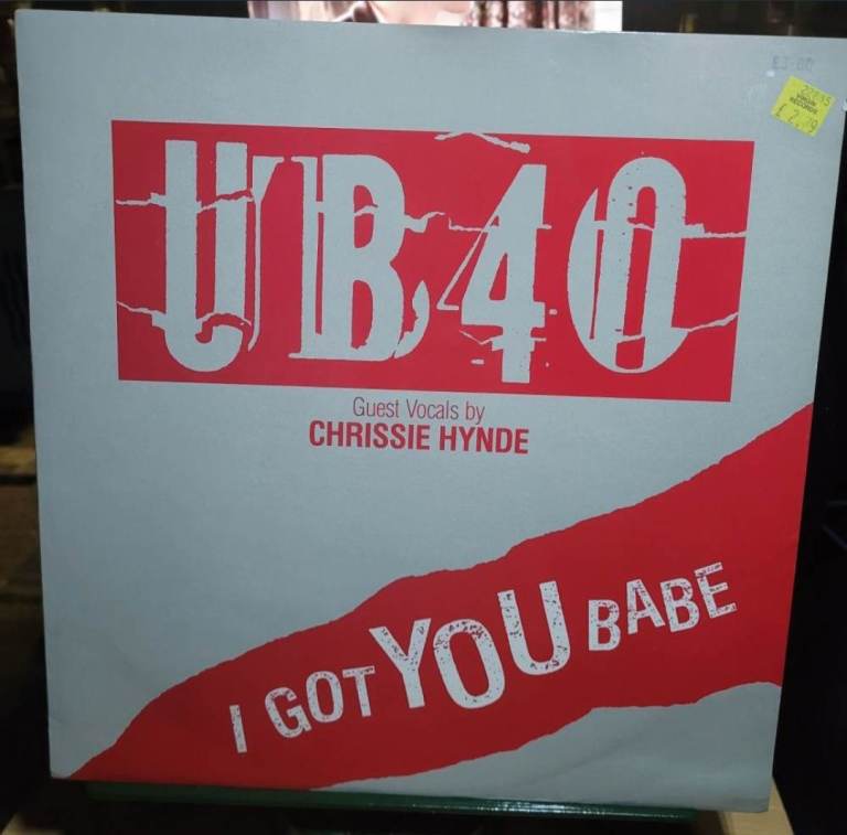 UB40 CHRISSIE HYNDE I Got You Babe 12" vinyl single Theme From Labour Of Love 