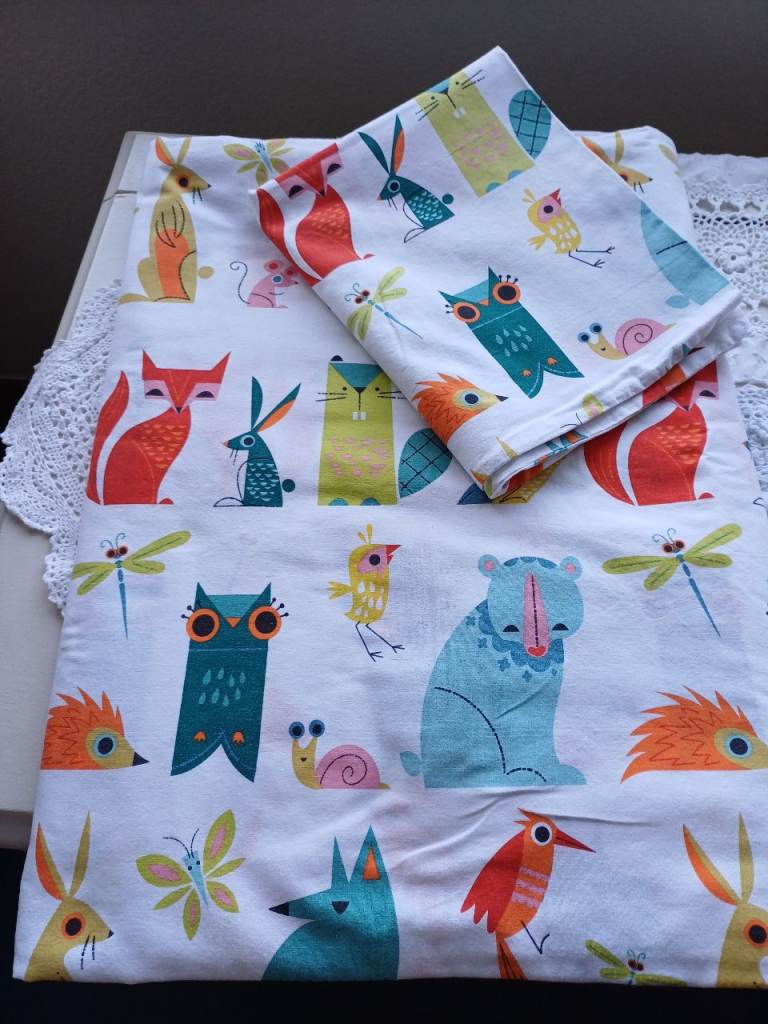 Ikea kids single quilt cover and pillow case 