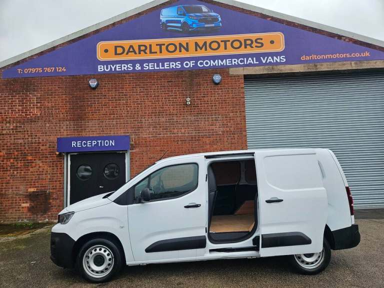 2023 Peugeot Partner BLUEHDI PROFESSIONAL PREMIUM PLUS L2 Panel Van Diesel Manual